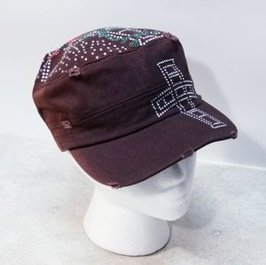 NEW | NexGen Distressed Cross/Rose Cadet Style Hat